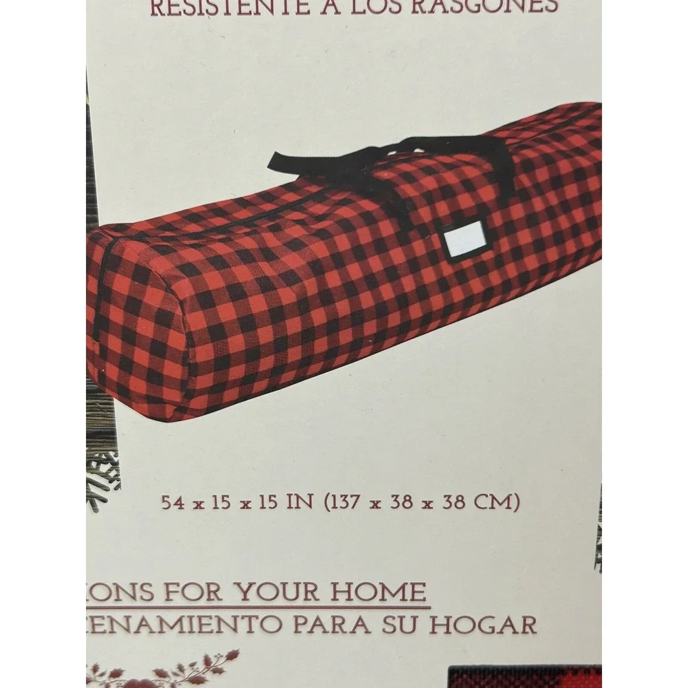 New Traditions 4ft Tree & Garland‎ Storage Bag Plaid